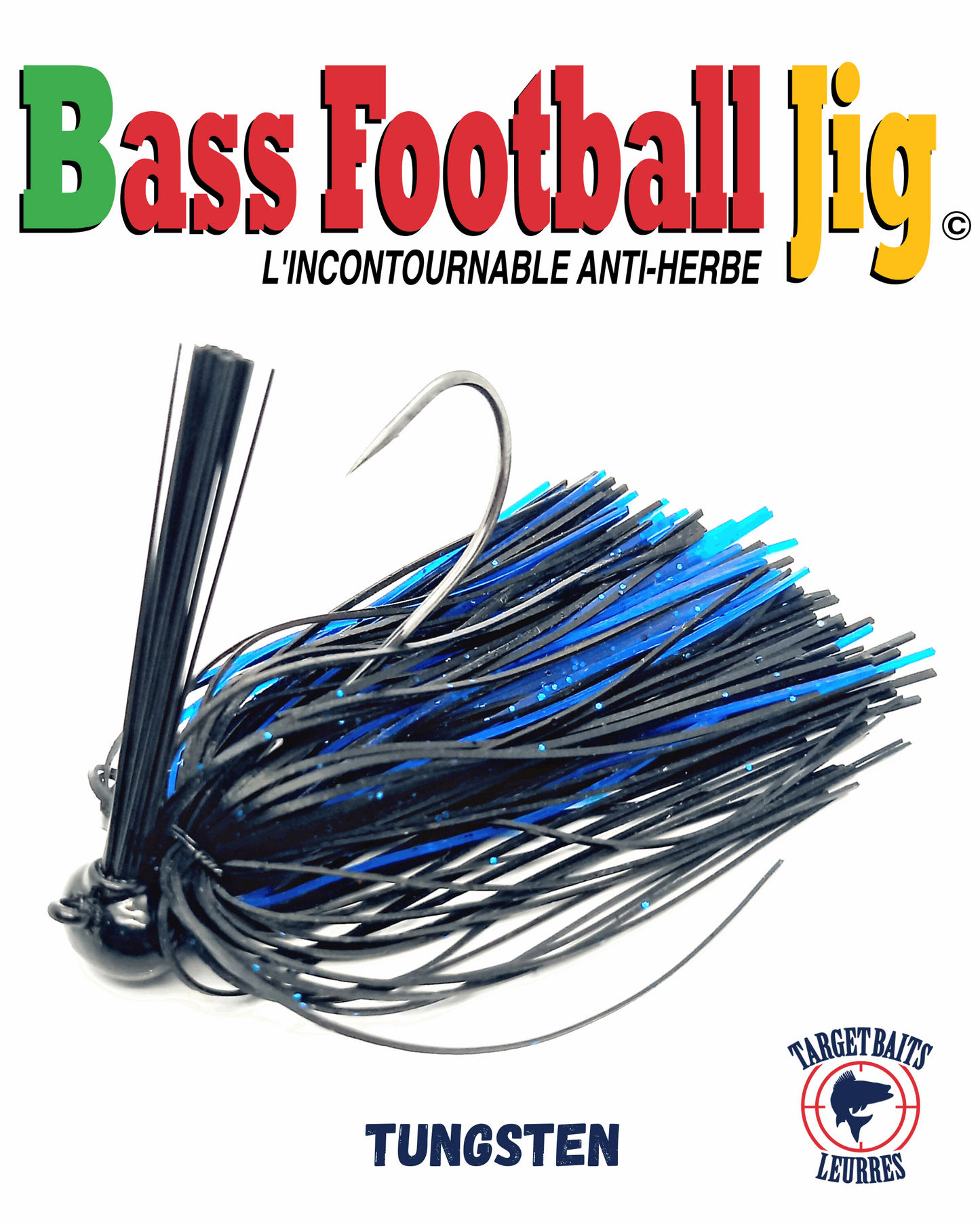 Bass Football Jig 3/8 oz