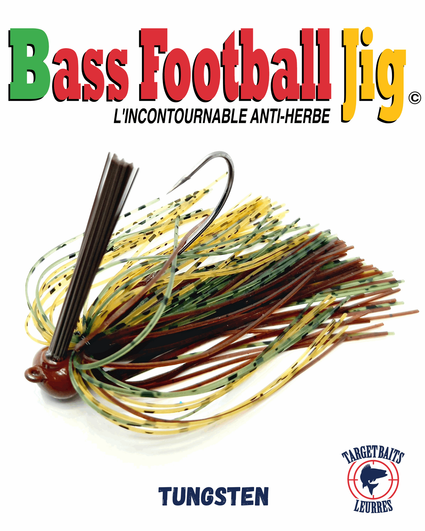 Bass Football Jig 3/8 oz