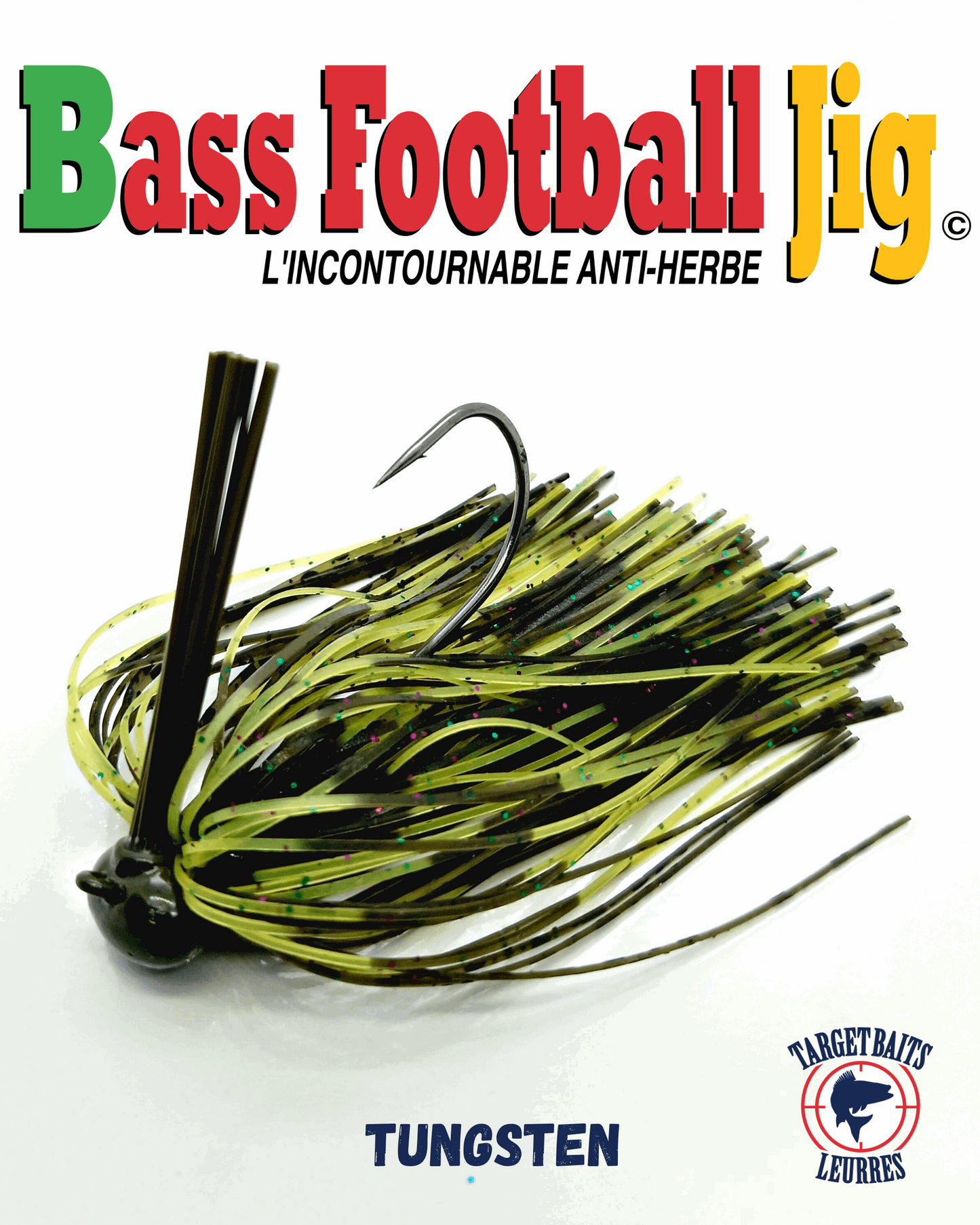 Bass Football Jig 3/8 oz