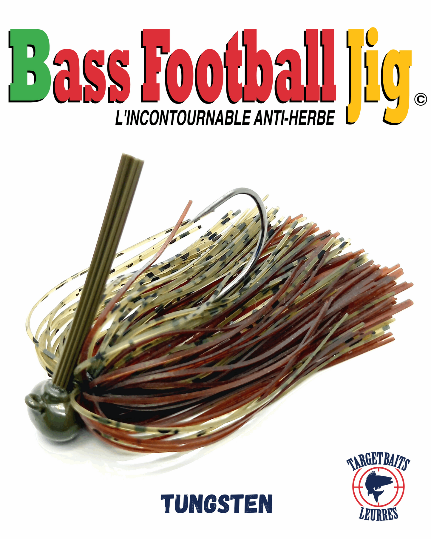 Bass Football Jig 3/8 oz