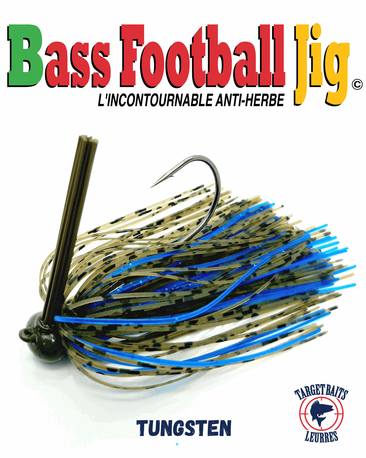 Bass Football Jig 3/8 oz