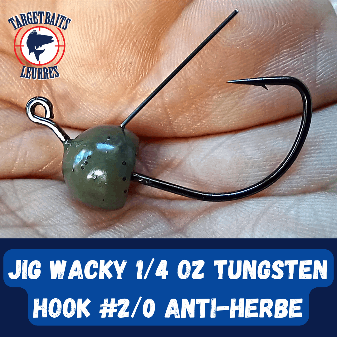 Jig Wacky Tungsten (Anti-Weed) – Target Baits Leurres