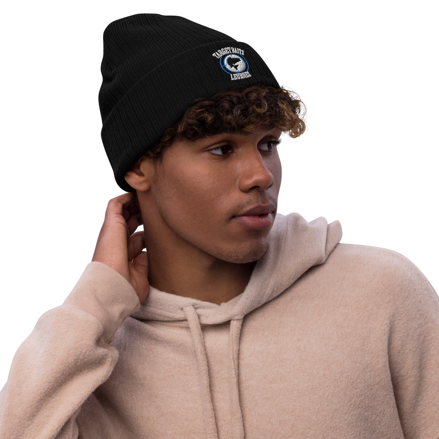 Tuque à revers Unisexe - Logo Bleu