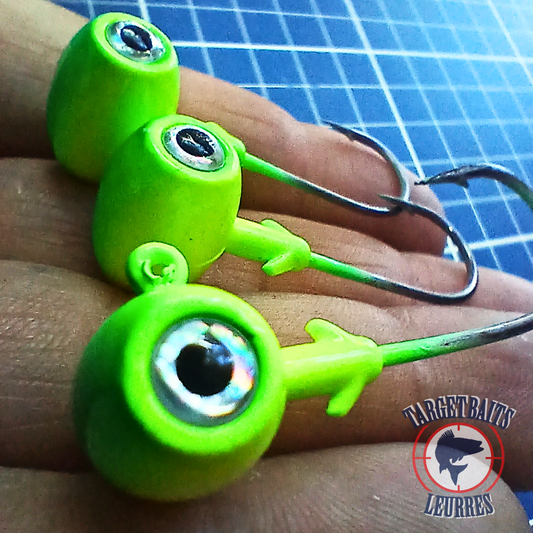 Tête Olive Eyes 3D