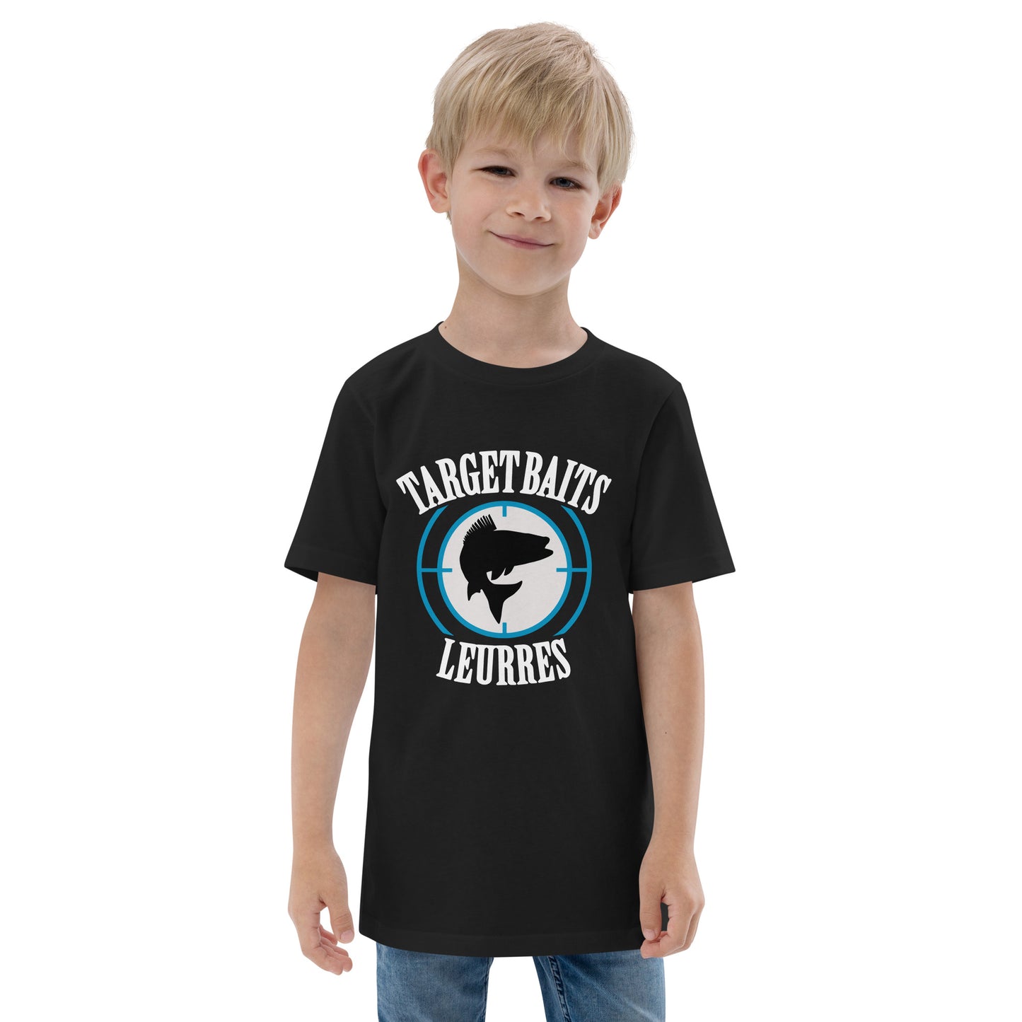 T-shirt en jersey Adolescent - Logo Bleu