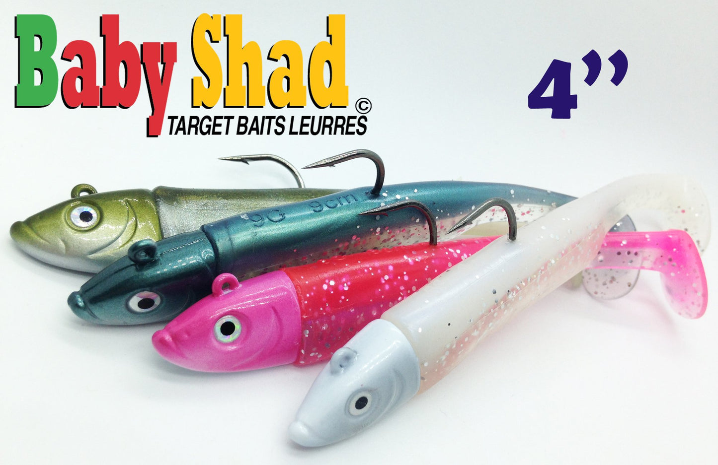 Baby Shad Mini 4"