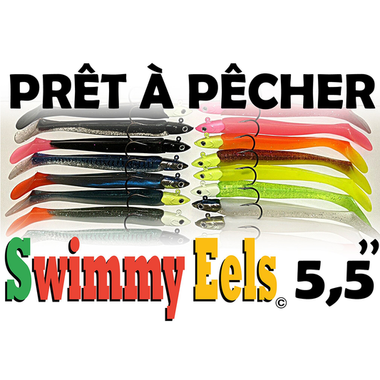 Swimmy Eel 5.5" (Prêt à Pêcher)