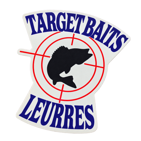 Autocollant Target Baits Leurres