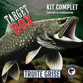 Lake trout fishing kit with a selection of lures