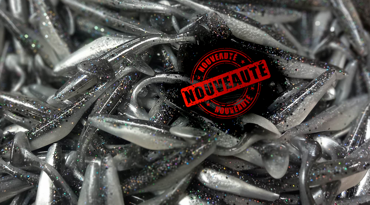 Lot de 10 leurres de poisson crevettes souples avec crochet