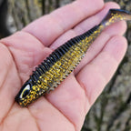 leurre atomic gobies goby gold rush doré et truite grise touladi