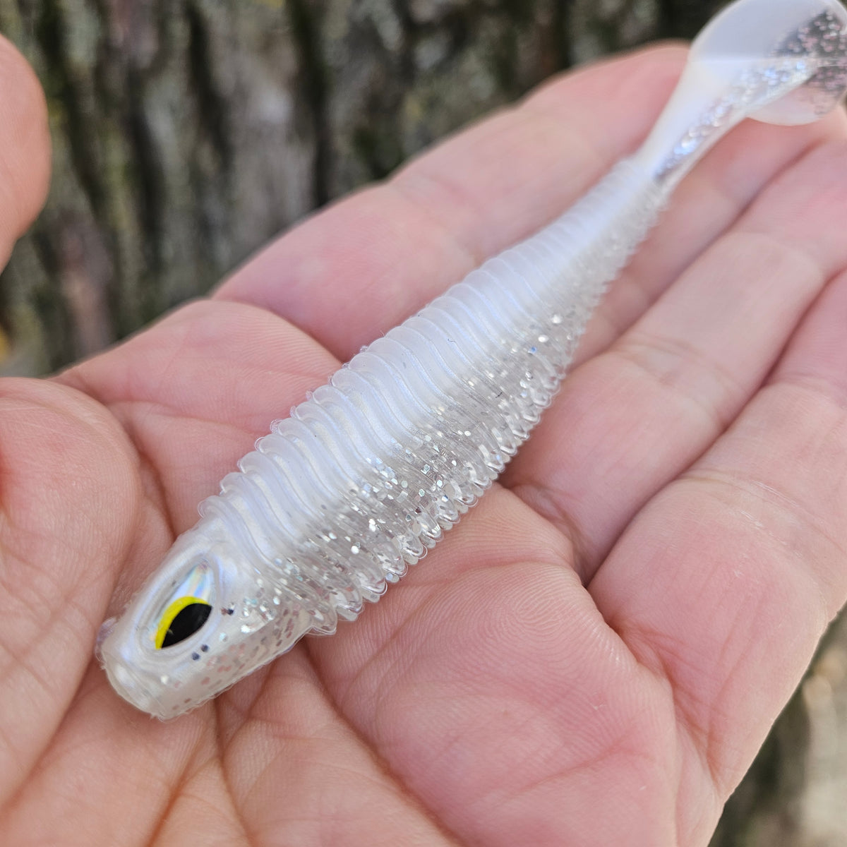leurre atomic gobies goby blanc doré et truite grise touladi