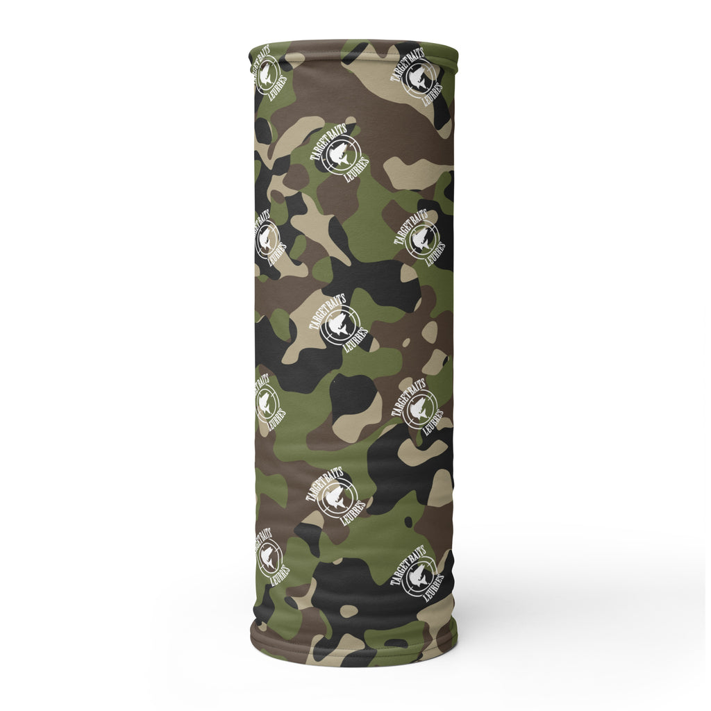 Cache-cou camouflage Target Baits présenté en forme de tube.