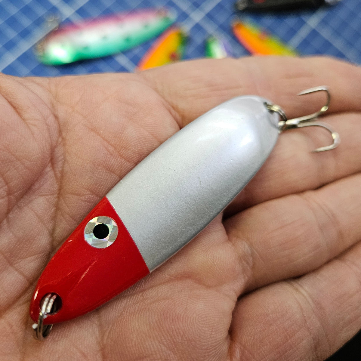 cuillere blanc rouge brochet peche