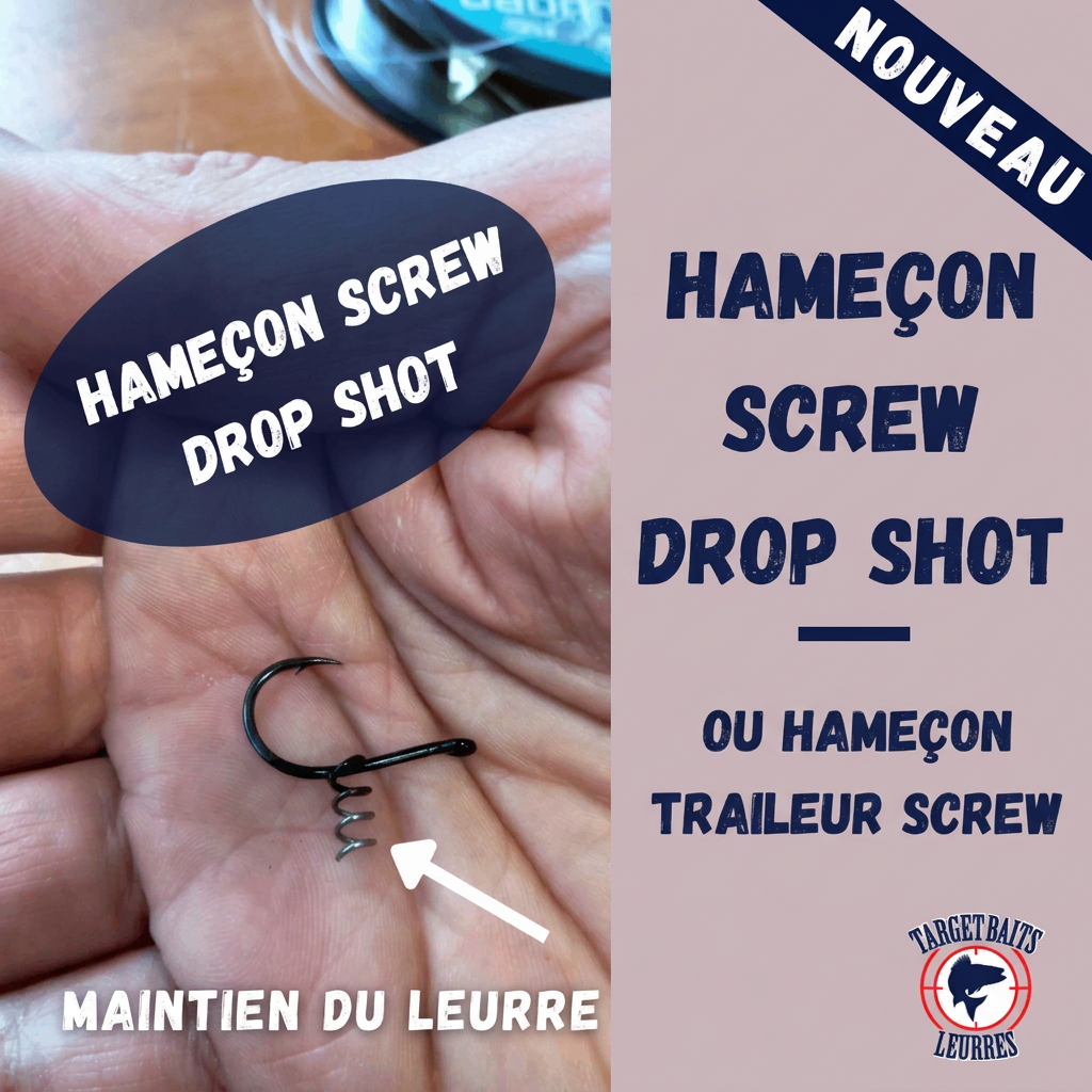 Hameçon Drop Shot Screw