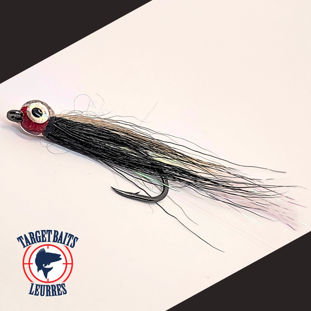 Streamer Eel 3D, Brun Blanc Noir.
