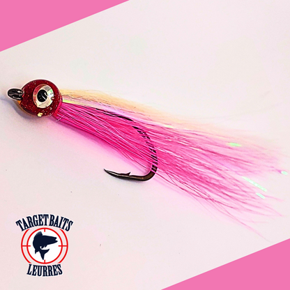 Fliegentom Streamer pour le brochet et le prédateur - tigre orange Fliegentom Streamer pour le brochet et le prédateur - tigre orange