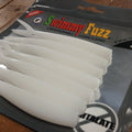 Leurre souple Swimmy Fuzz 4 po, BLANC.
