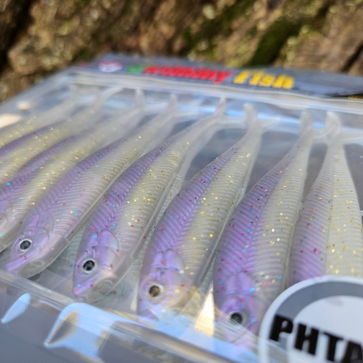 swimmy fish 3.5 pouces dos mauve