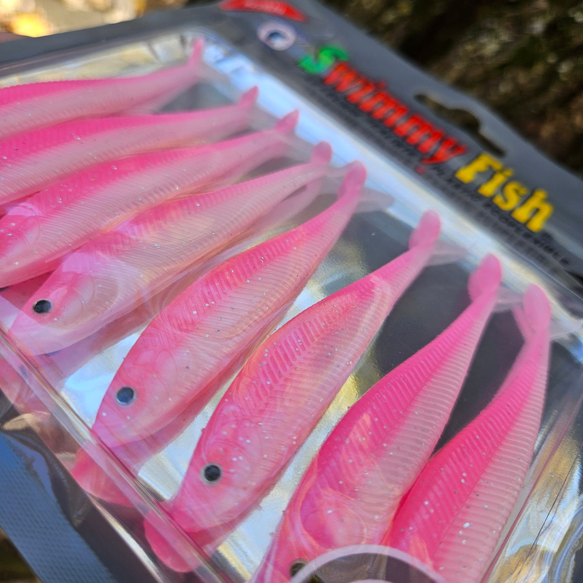 swimmy fish 3.5 pouces rose bubble gum