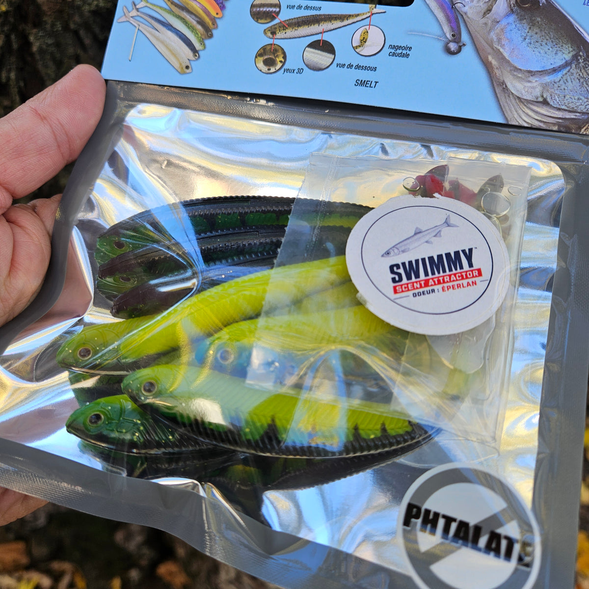 swimmy fish scent attractant grande taille perchaude