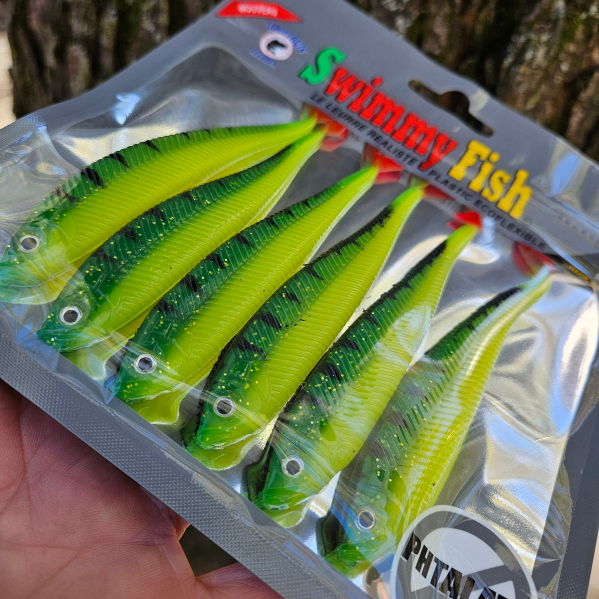 swimmy fish 4.5 target baits leurres perchaude
