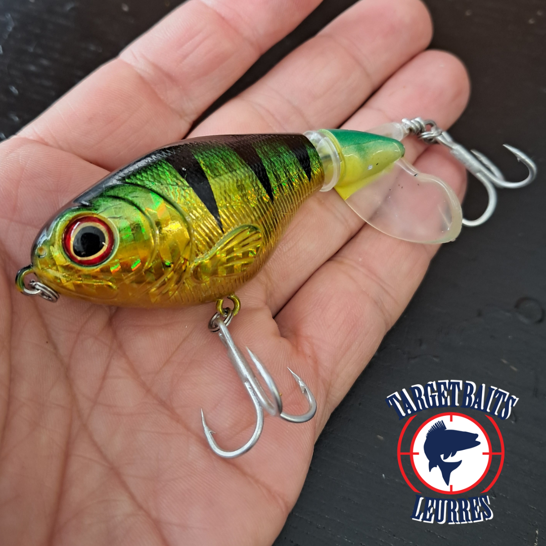 Leurre de surface Target Whopplop, Perch.