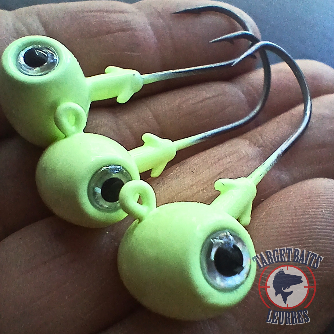 Tête Olive Eyes 3D