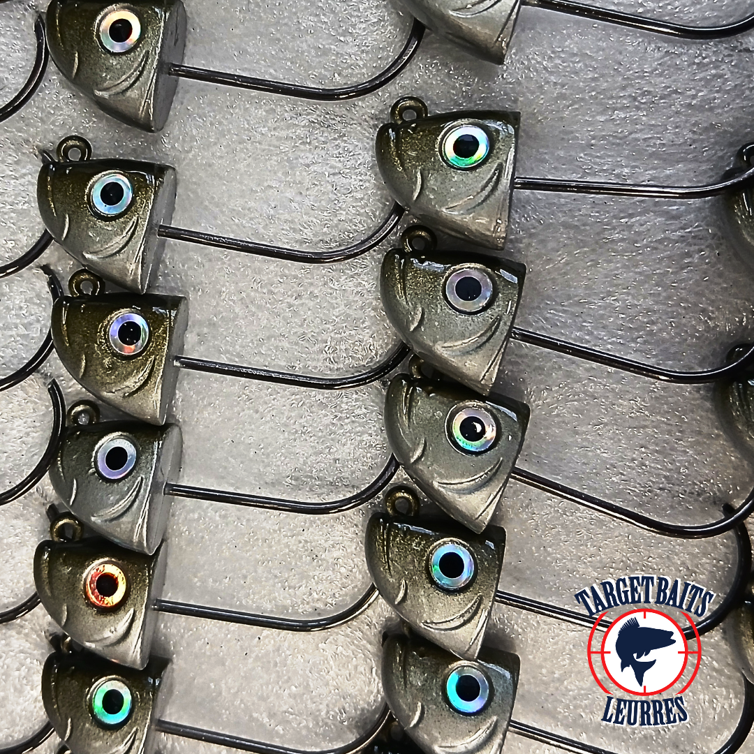 Tête de Jig Shad 3D - Vrac