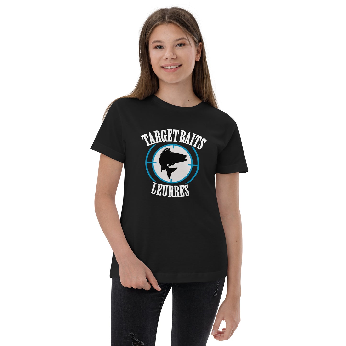 T-shirt en jersey Adolescent - Logo Bleu