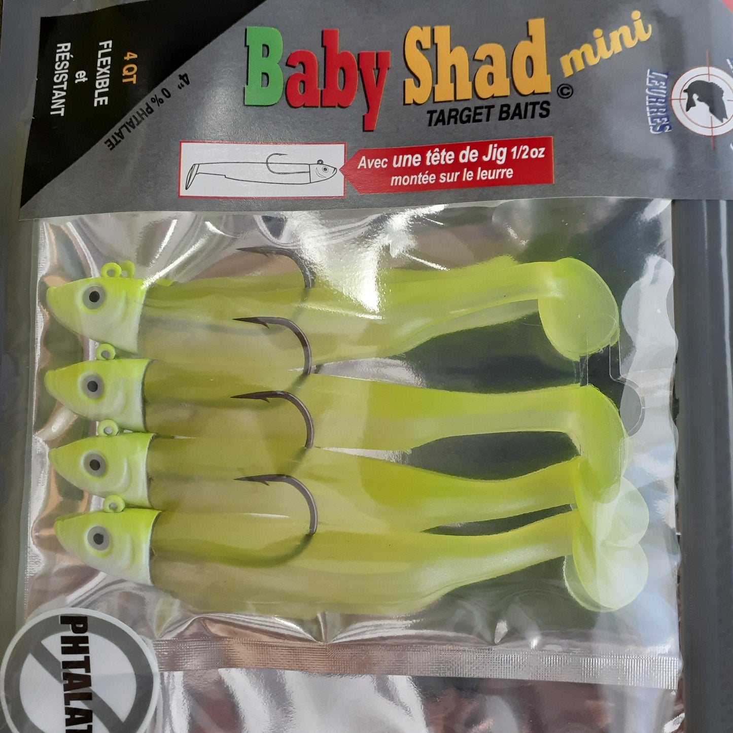 Baby Shad Mini 4"