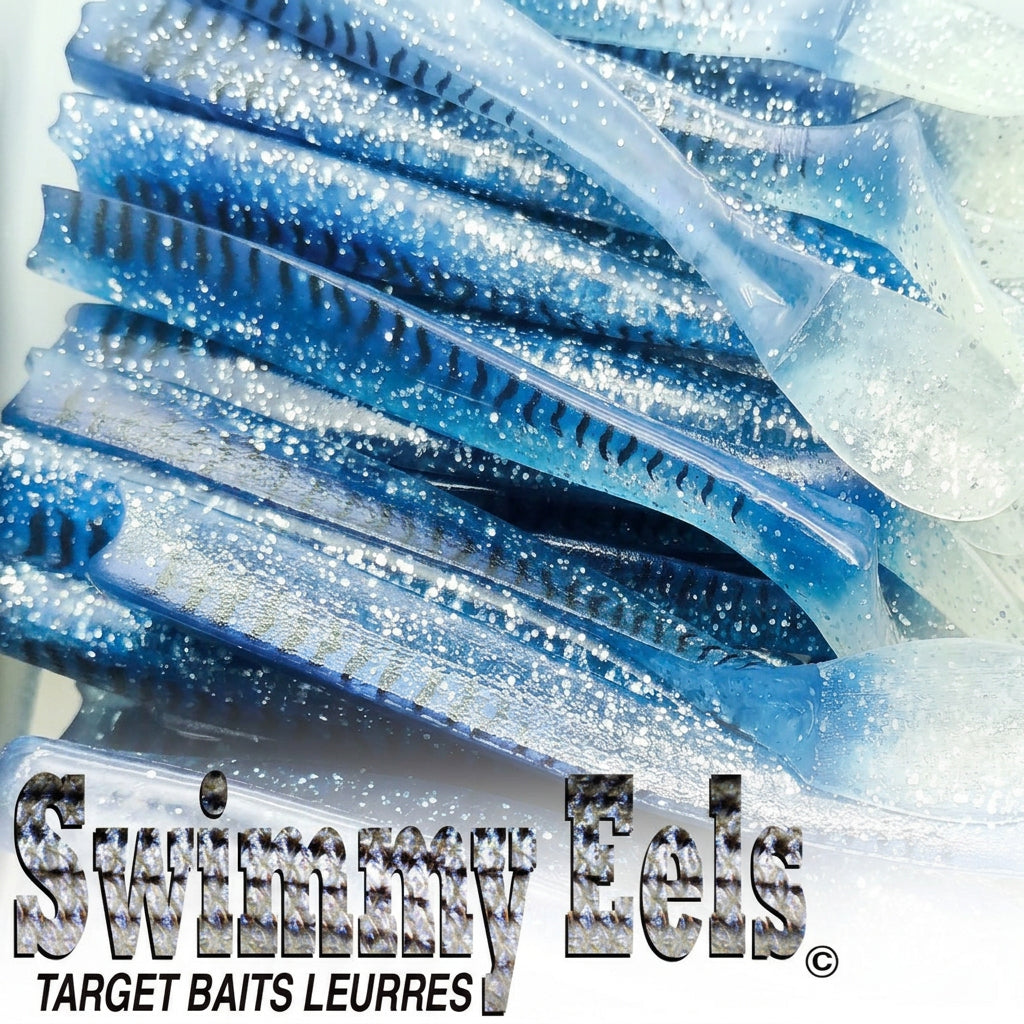 Swimmy Eel lure for striped bass