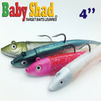 Ready-to-fish lure already rigged on a jig head