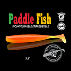 Leurre souple Paddle Fish 3,5 po + Attractant, FIRETIGER.