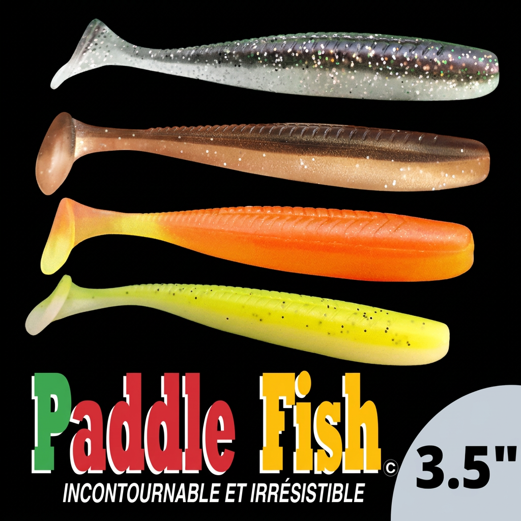 meilleur leurre a doré paddle fish 