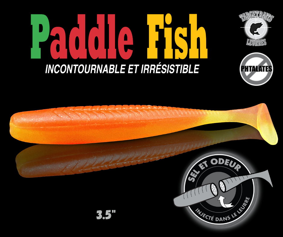 Paddle Fish 3.5" + Attractant
