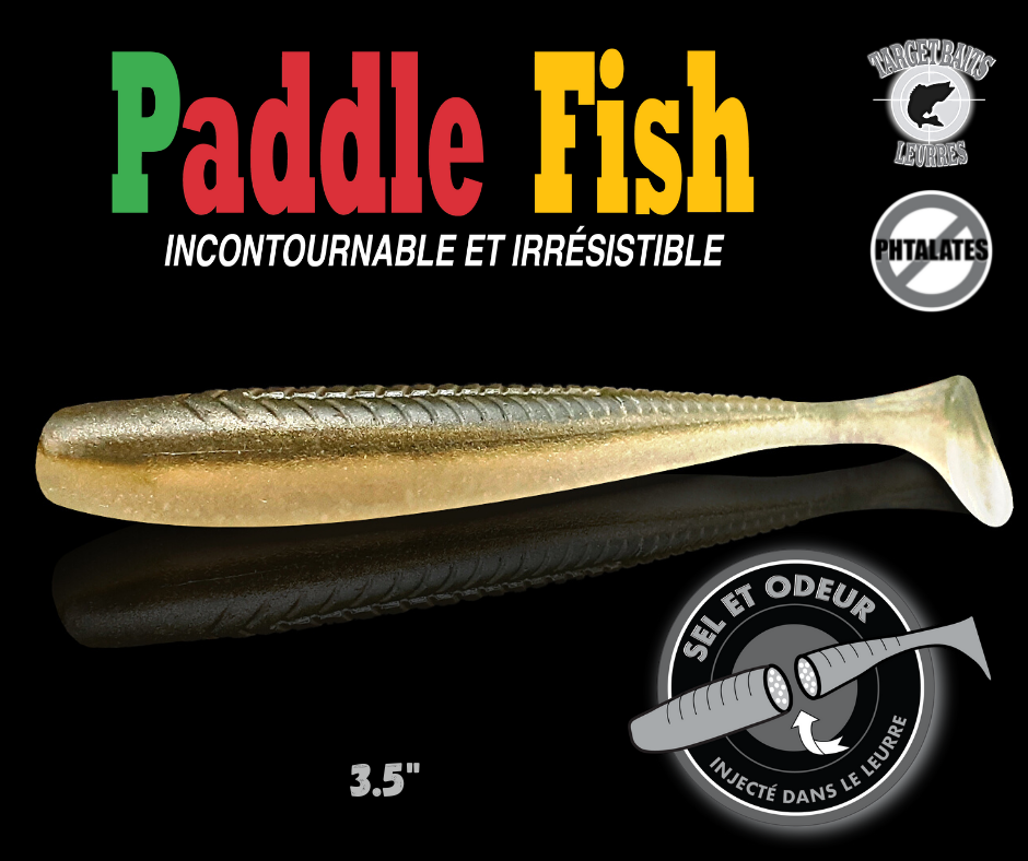 Paddle Fish 3.5" + Attractant