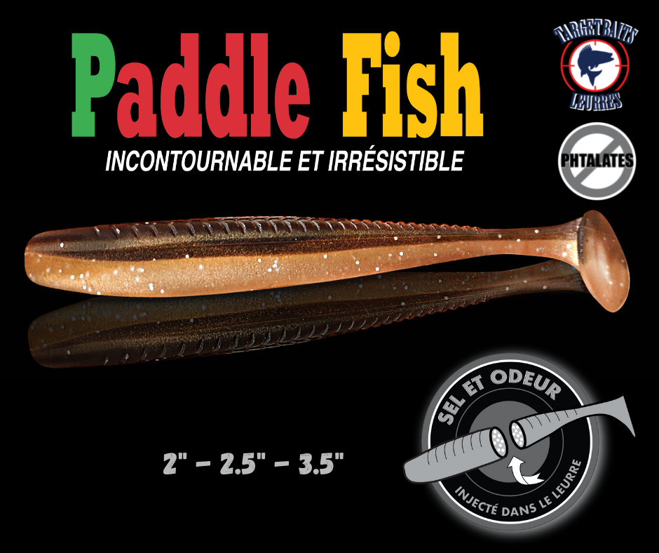 Paddle Fish 3.5" + Attractant