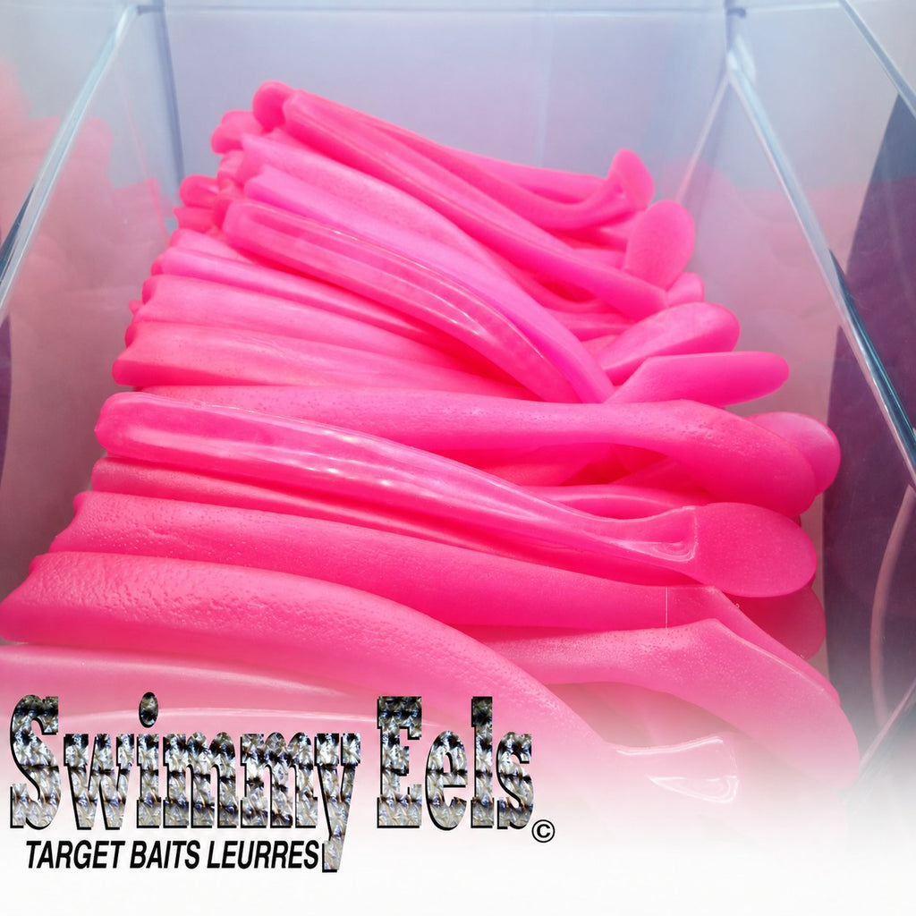 Leurre souple Swimmy Eel 7 Vrac, BUBBLE PINK.