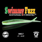 Leurre souple Swimmy Fuzz 4 po, SMELT.
