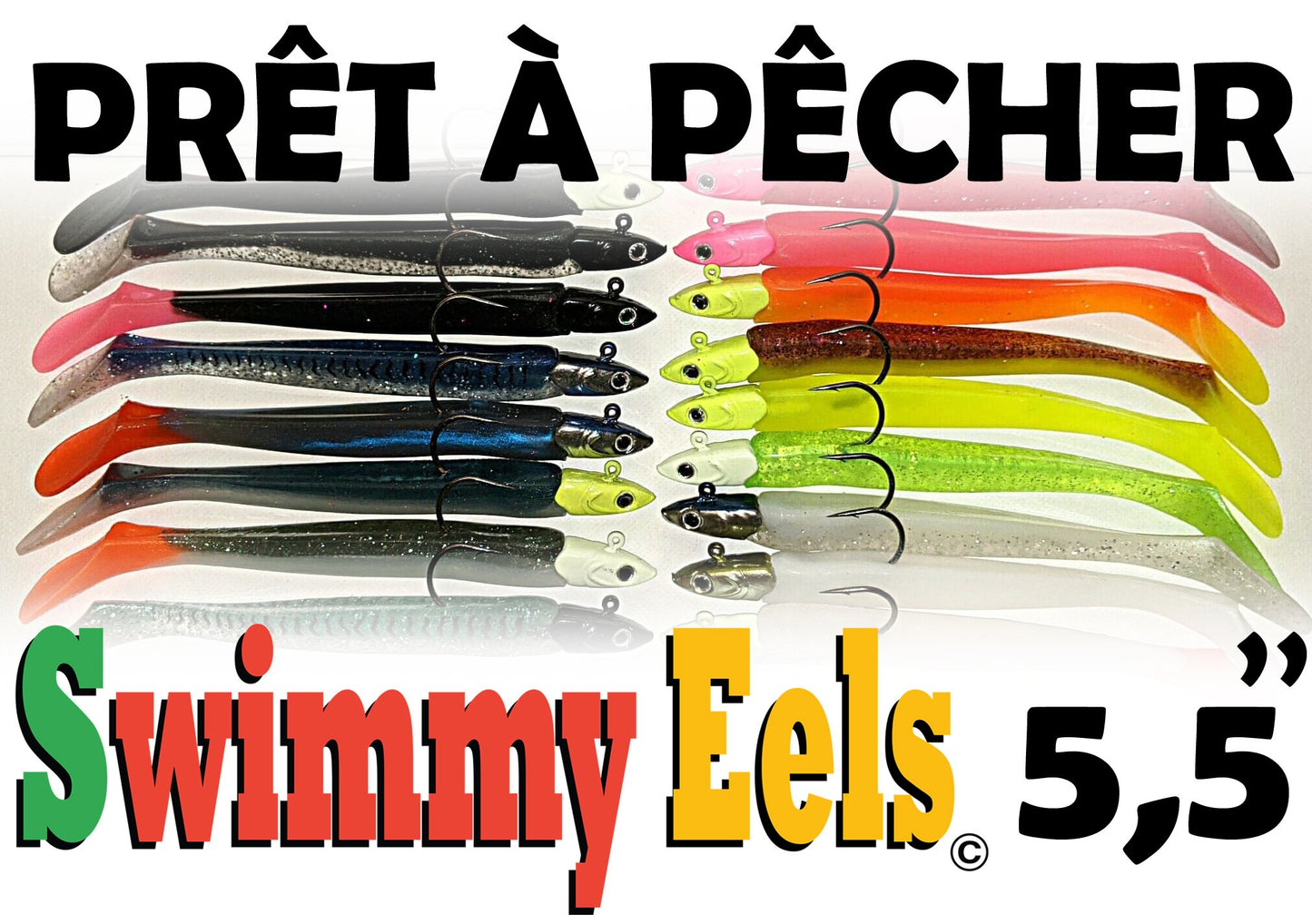 Swimmy Eel 5.5" (Prêt à Pêcher)