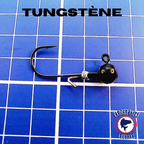 Tête Jig Tungstène, 1/8 oz (Hook #2/0).