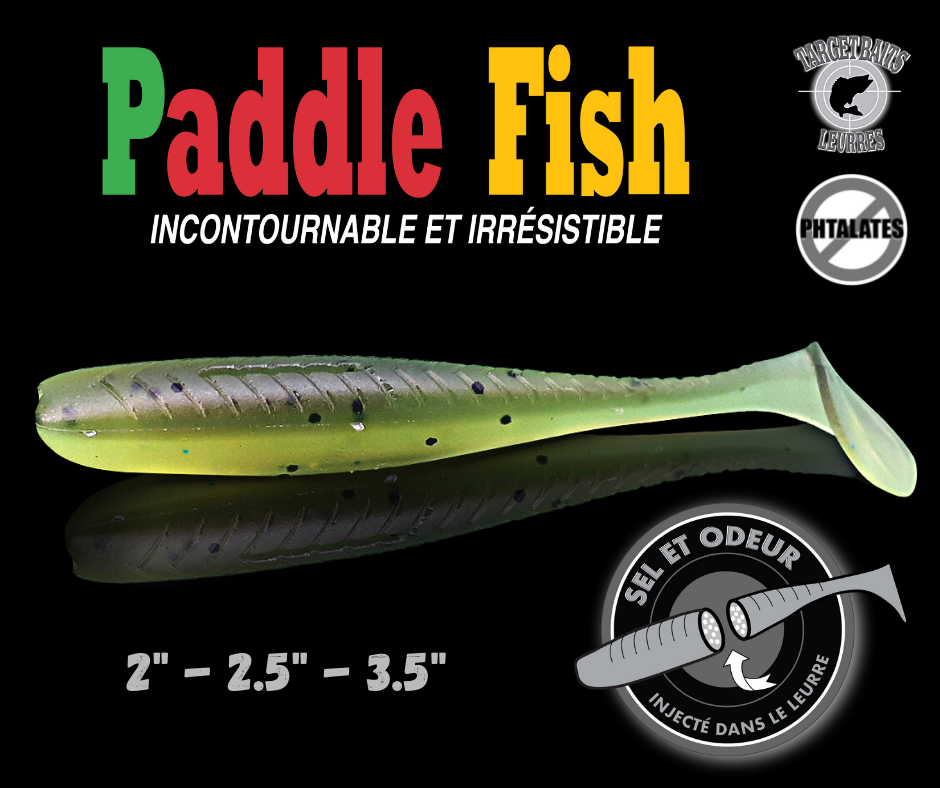 Paddle Fish 3.5" + Attractant