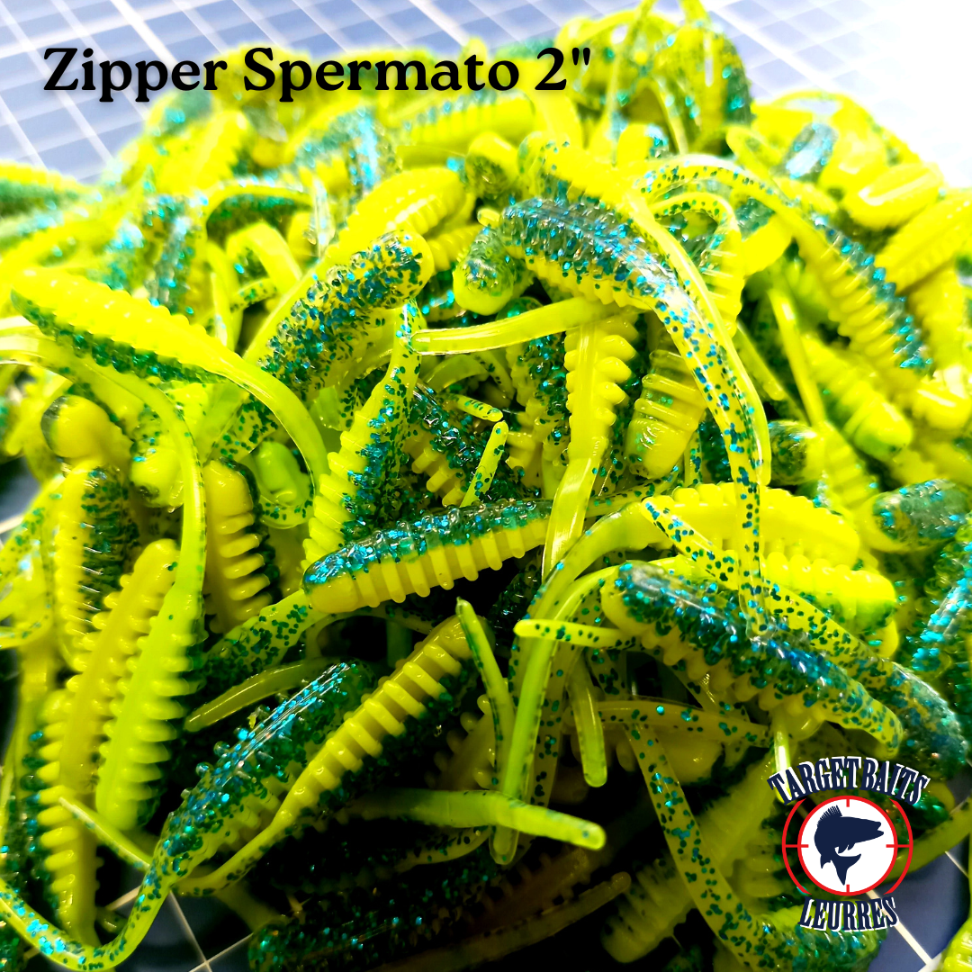 Leurre souple Zipper Spermato, Recon.
